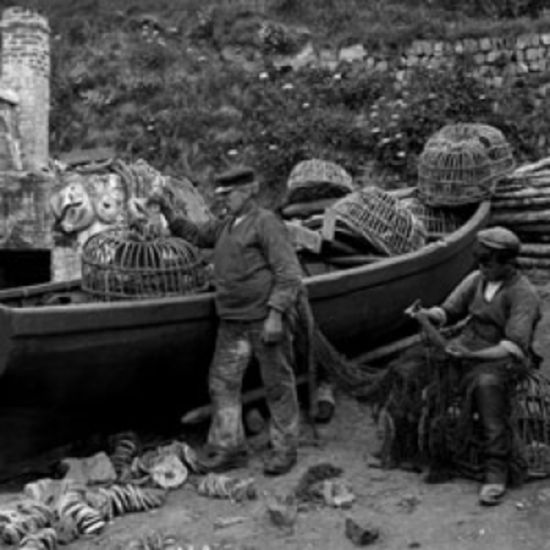 Fishermen at Mullion Harbour Seasode cottage seashore cottage beach cottage sea views by the sea cottage luxury cottages cornwall lizard