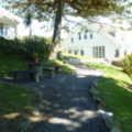 A Shaded Eating Area With Panoramic Views of the Cove and Valley - added 31/07/2011 by Nicola