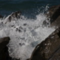 Waves crashing on rocks at Poldhu Coveseasidecottagescornwall.co.uk - added 30/04/2012 by Mark and Doreen